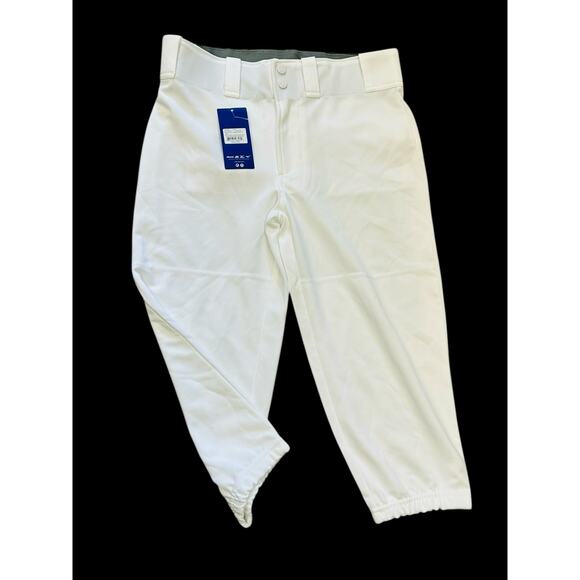 Mizuno Youth Girls Prospect Softball Pants XL‎ White NWT – Elastic Cuff - Picture 1 of 7